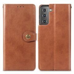 Чехол-книжка Polera Book для Samsung Galaxy S21 FE Коричневый
