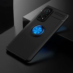 Захисний чохол Color Ring для Xiaomi Mi 10T / Mi 10T Pro Чорний / Синій