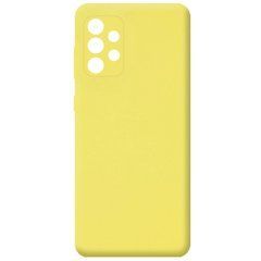 Защитный чехол Liquid Case Full Camera для Samsung A325F Galaxy A32 4G Желтый