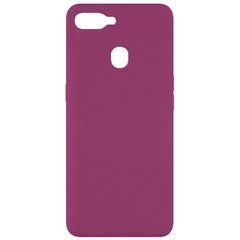 Захисний чохол Liquid Case Full Cover для Oppo A12 / A5s (AX5s) Малиновий