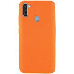 Защитный чехол Liquid Case Full Cover для Samsung A115F Galaxy A11 / Galaxy M11 Оранжевый