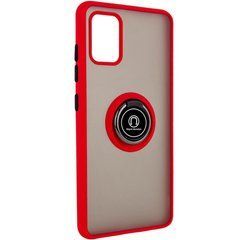 Защитный чехол Ring Buttons для Samsung A515F Galaxy A51 2020 Красный