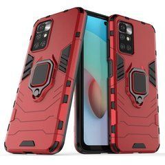 Защитный чехол Strong Guard Ring для Xiaomi Redmi 10 Красный