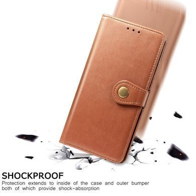Чехол-книжка Polera Book для Samsung Galaxy S21 FE Коричневый