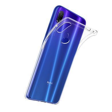 TPU чехол Strong Clear 0,5mm для Xiaomi Redmi Note 7 Pro Прозрачный