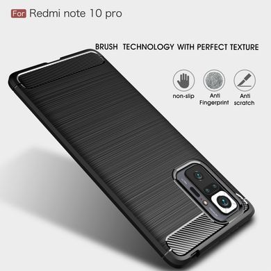 Захисний чохол iPaky Slim TPU для Xiaomi Redmi Note 10 Pro / 10 Pro Max Чорний