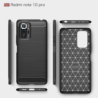 Захисний чохол iPaky Slim TPU для Xiaomi Redmi Note 10 Pro / 10 Pro Max Чорний