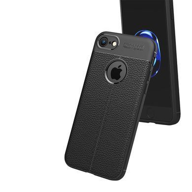 Защитный чехол Leather для iPhone 7 / iPhone 8 / SE 2020 (4.7") Красный
