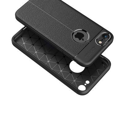 Защитный чехол Leather для iPhone 7 / iPhone 8 / SE 2020 (4.7") Красный