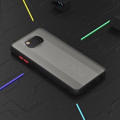 Захисний чохол Сolor Buttons для Xiaomi Poco X3 / X3 NFC / X3 Pro Чорний