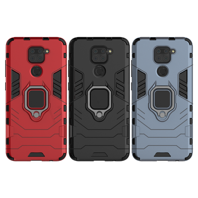 Захисний чохол Strong Guard Ring для Xiaomi Redmi Note 9 / Redmi 10X Navy