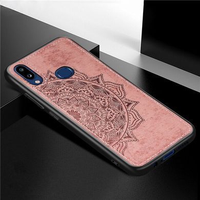 Захисний чохол Textile Decor для Samsung A107F Galaxy A10S / M017F Galaxy M01s Рожевий
