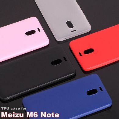 Защитный чехол TPU Matte для Meizu M6 Note Белый