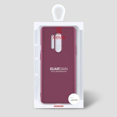 Защитный чехол X-level Guardian для OnePlus 8 Pro Бордовый