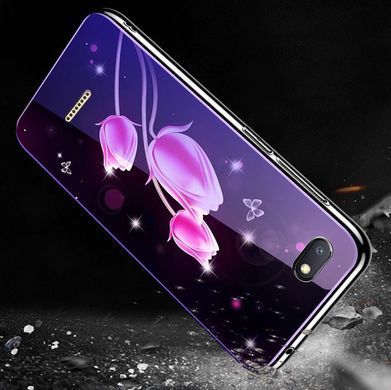 Захисний чохол Fantasy з глянцевими торцями для Xiaomi Redmi 6A (тюльпани) Рожевий
