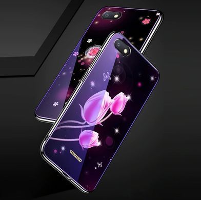 Захисний чохол Fantasy з глянцевими торцями для Xiaomi Redmi 6A (тюльпани) Рожевий