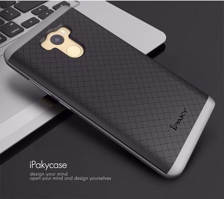 Ударопрочный чохол iPaky TPU+PC для Xiaomi Redmi 4 / Redmi 4 Prime / Redmi 4 Pro Чорний / Сірий