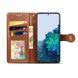 Чехол-книжка Polera Book для Samsung Galaxy S21 FE Коричневый
