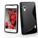 Чехол TPU S-line для LG E450 / E460 Optimus L5 II Черный
