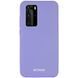 Защитный чехол Liquid Full Magnet для Huawei P40 Фиолетовый
